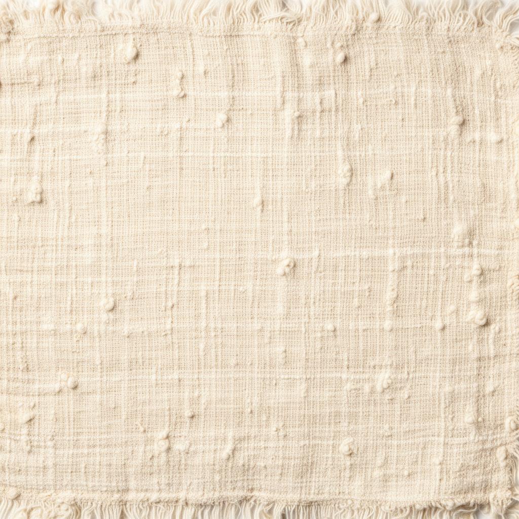 Bone Khadi fabric swatch